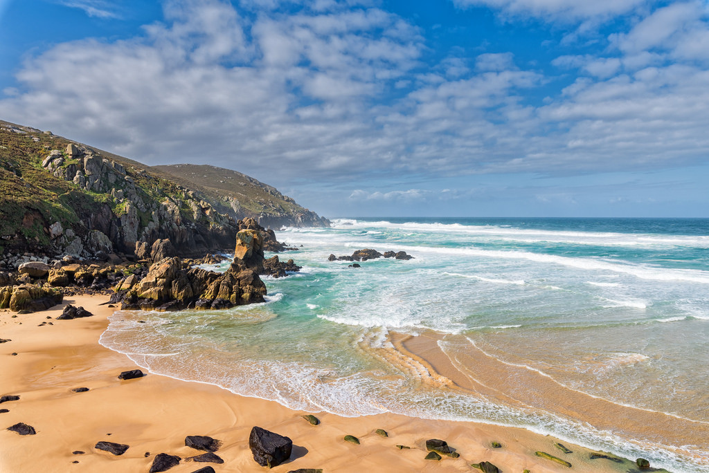 Ferrol, Playa de Lumebó, en Ferrol