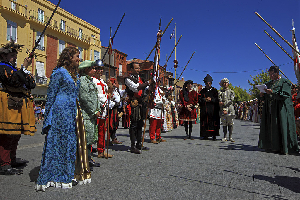 05 Semana Renacentista. Llegada de Isabel y Alfonso a las Ferias de Medina