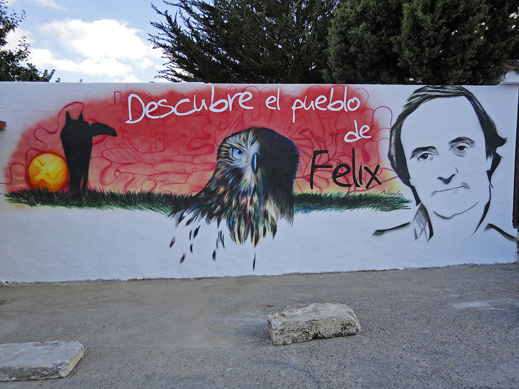 Poza de la Sal25 Mural de Felix Rodriguez de la Fuente