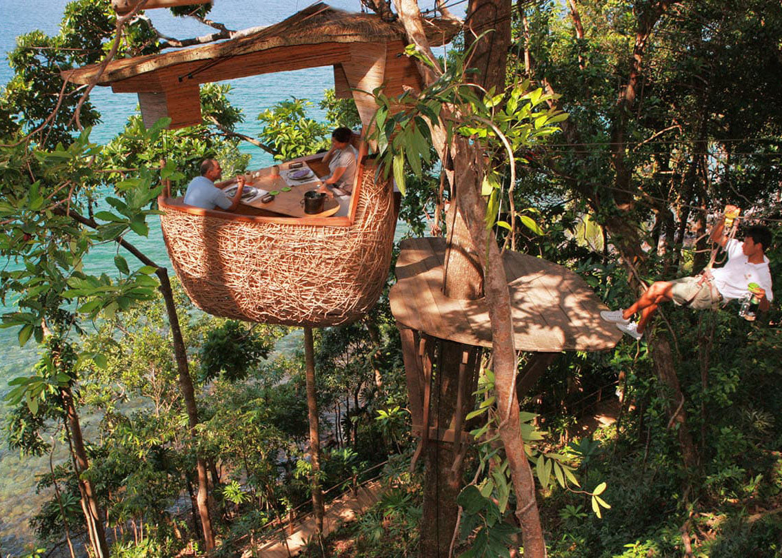 Soneva Kiri treetop dining FIN