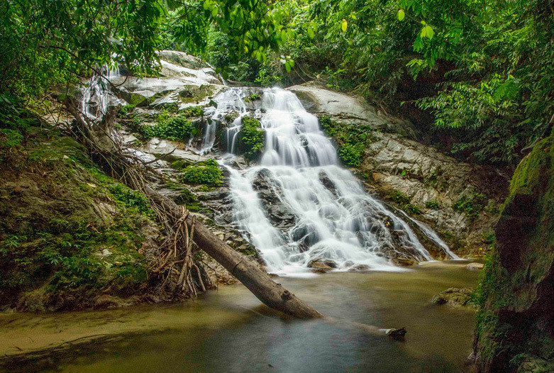 Malasia viajes  cascada belum rainforest
