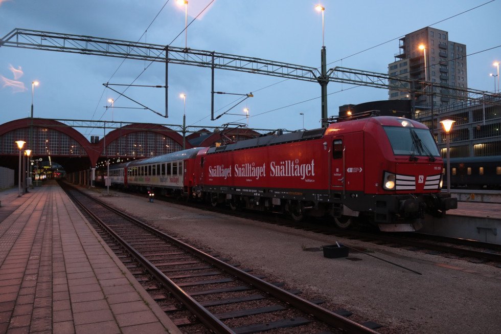 Snälltåget Mälmo Central 1600