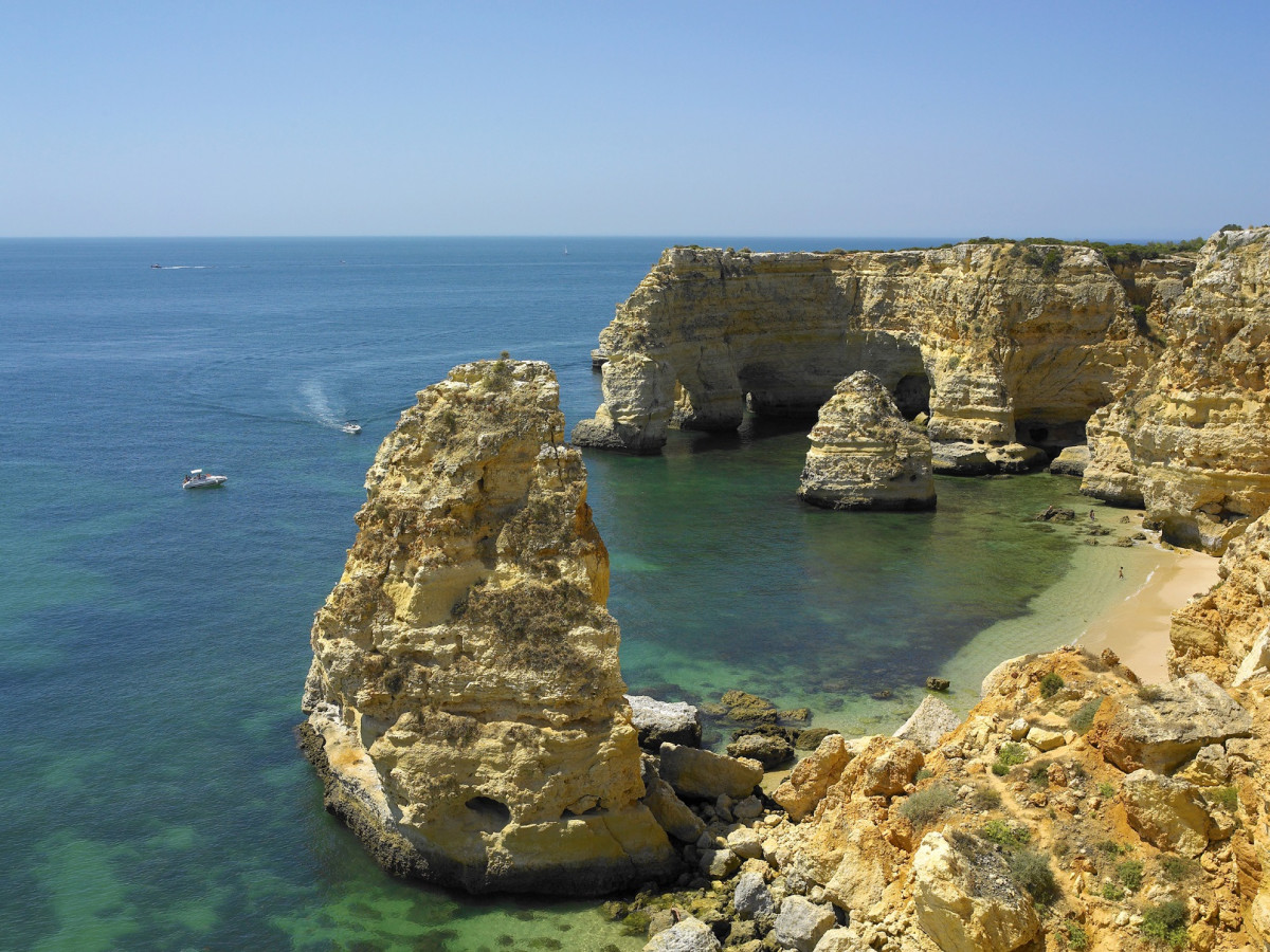 Praia da Marinha   Turismo do Algarve 1612