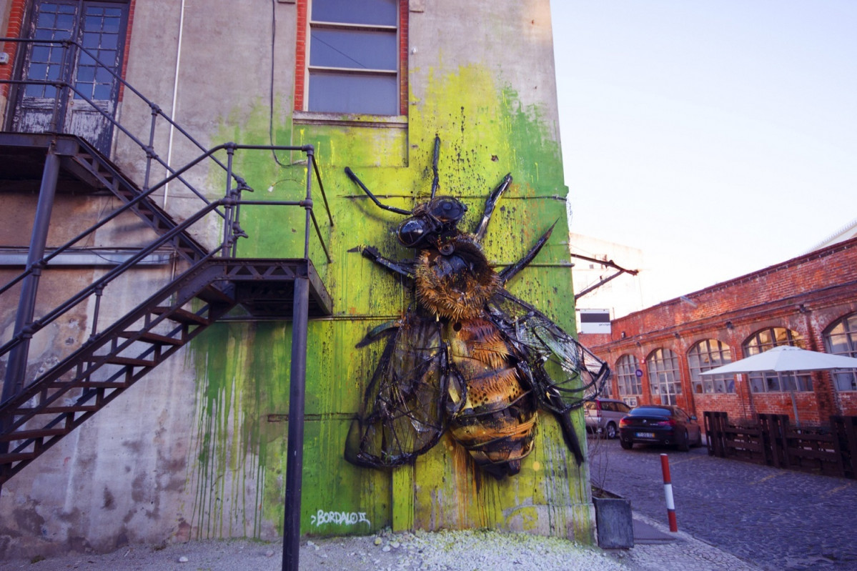 Street Art   Bordalo II   Lx Factory   Lisbonne 1500