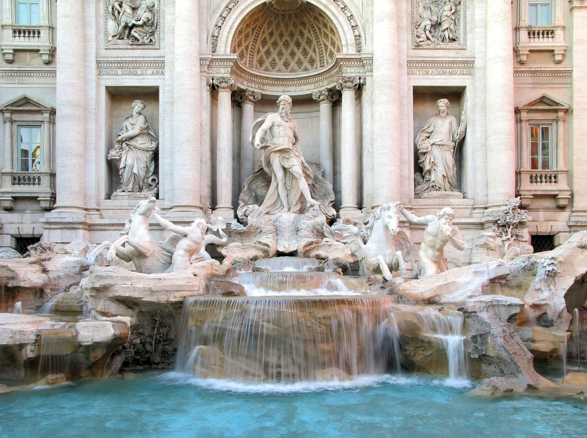 Trevi Fontana di Trevi 1500 boa