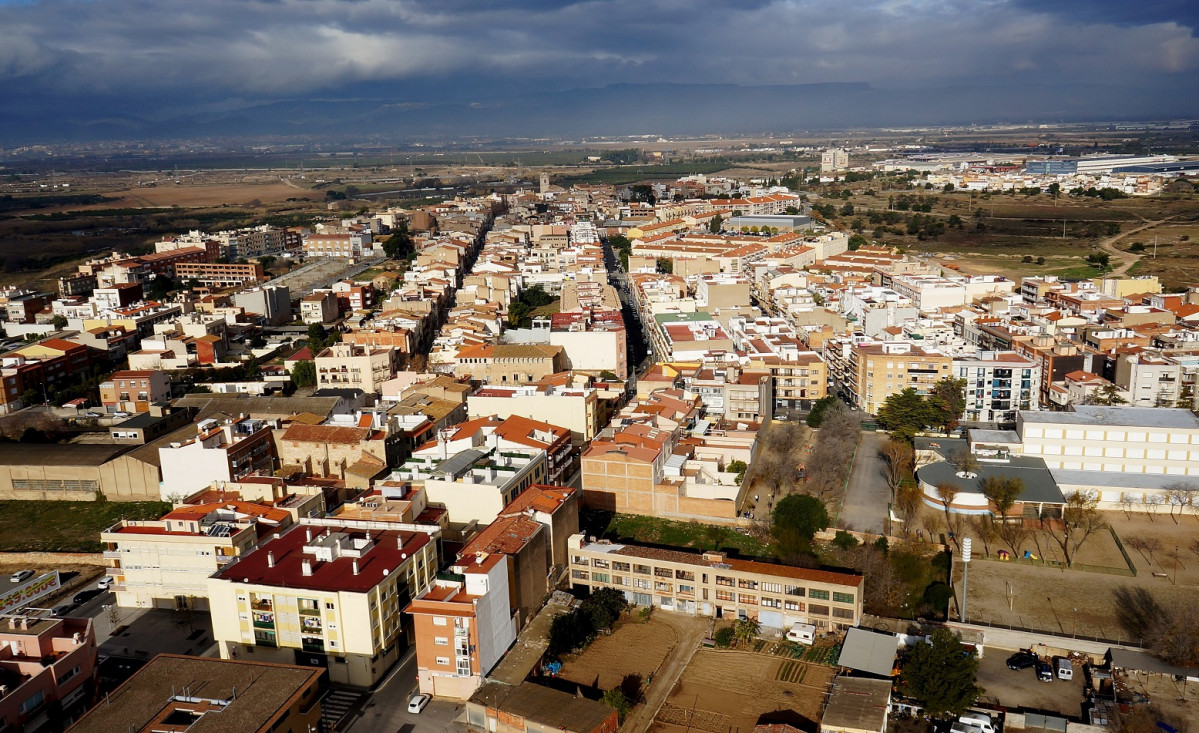 La Canonja desde laire 1556