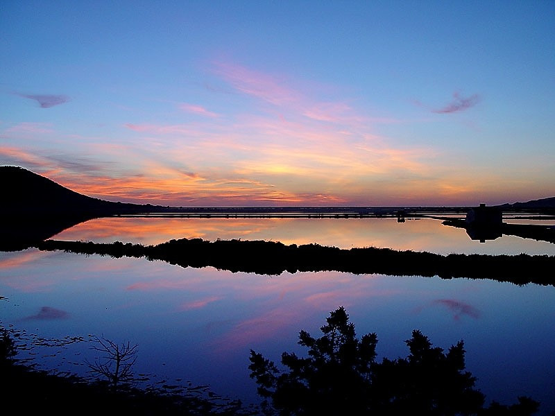 Formentera parque natural ses salines atardecer