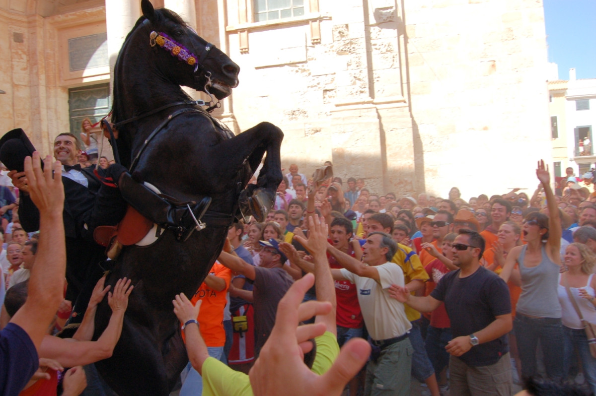 Menorca Caballos Sant Joan en Ciutadella 1200