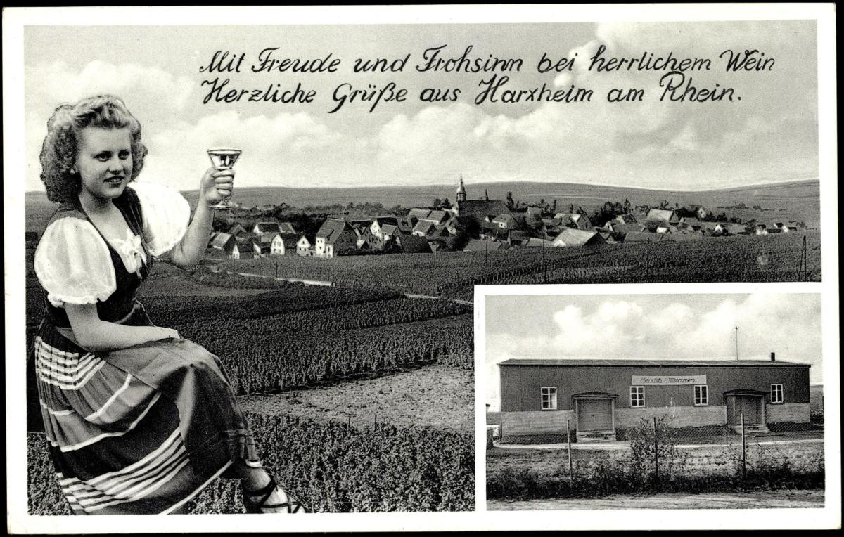 Harxheim Rhein Ortschaft und Umgebung Weinkoenigin