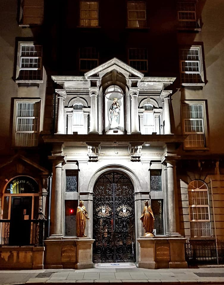 The Carmelite Church in Whitefriar Street, Dublin, which is home to the relics of St. Valentine