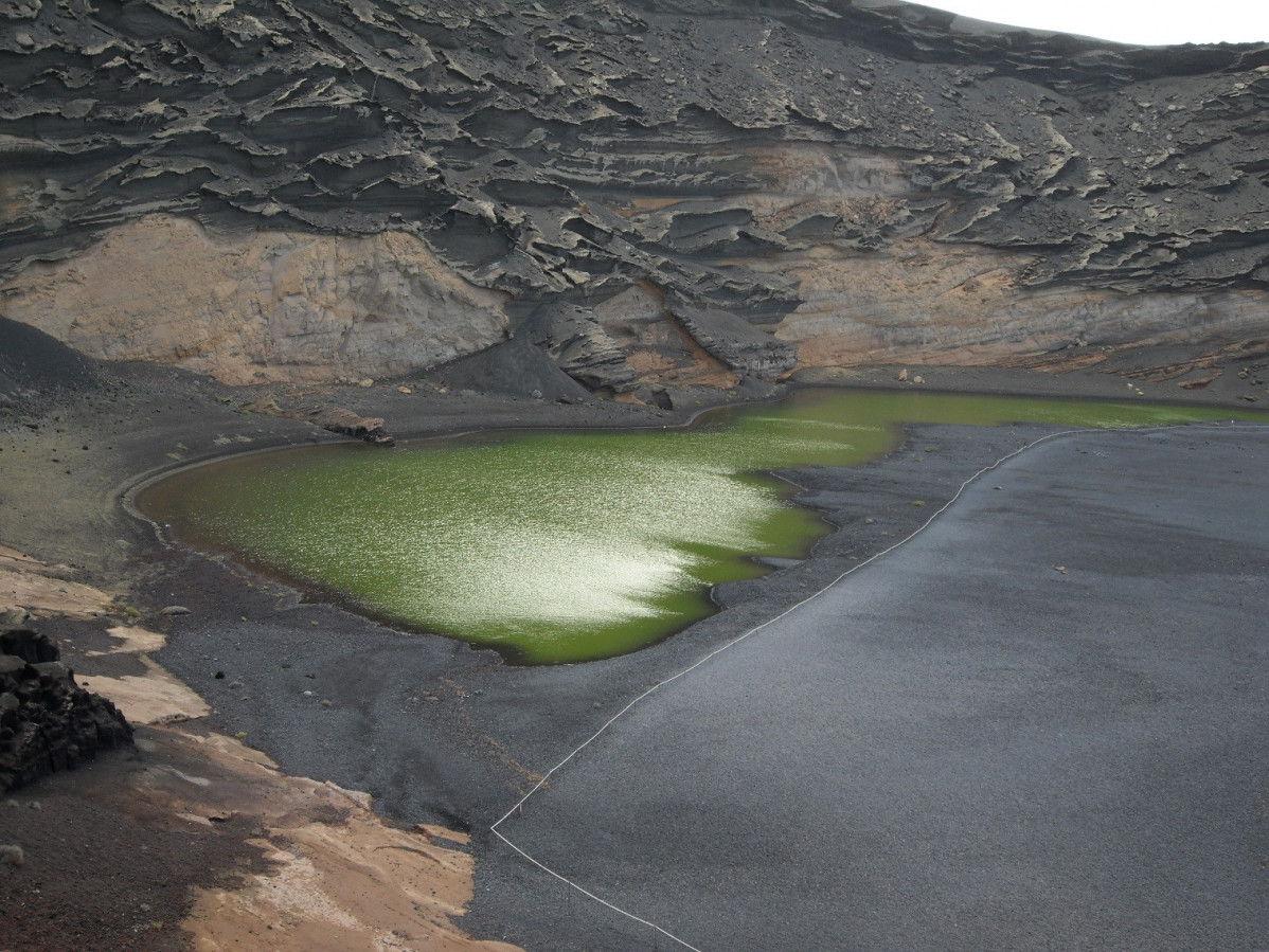 La laguna verde, el charco de los Clicos (foto Antu00f3n Alonso)