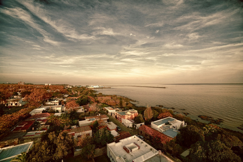 Colonia de Sacramento, Panorámica desde el Faro, 2015 1500