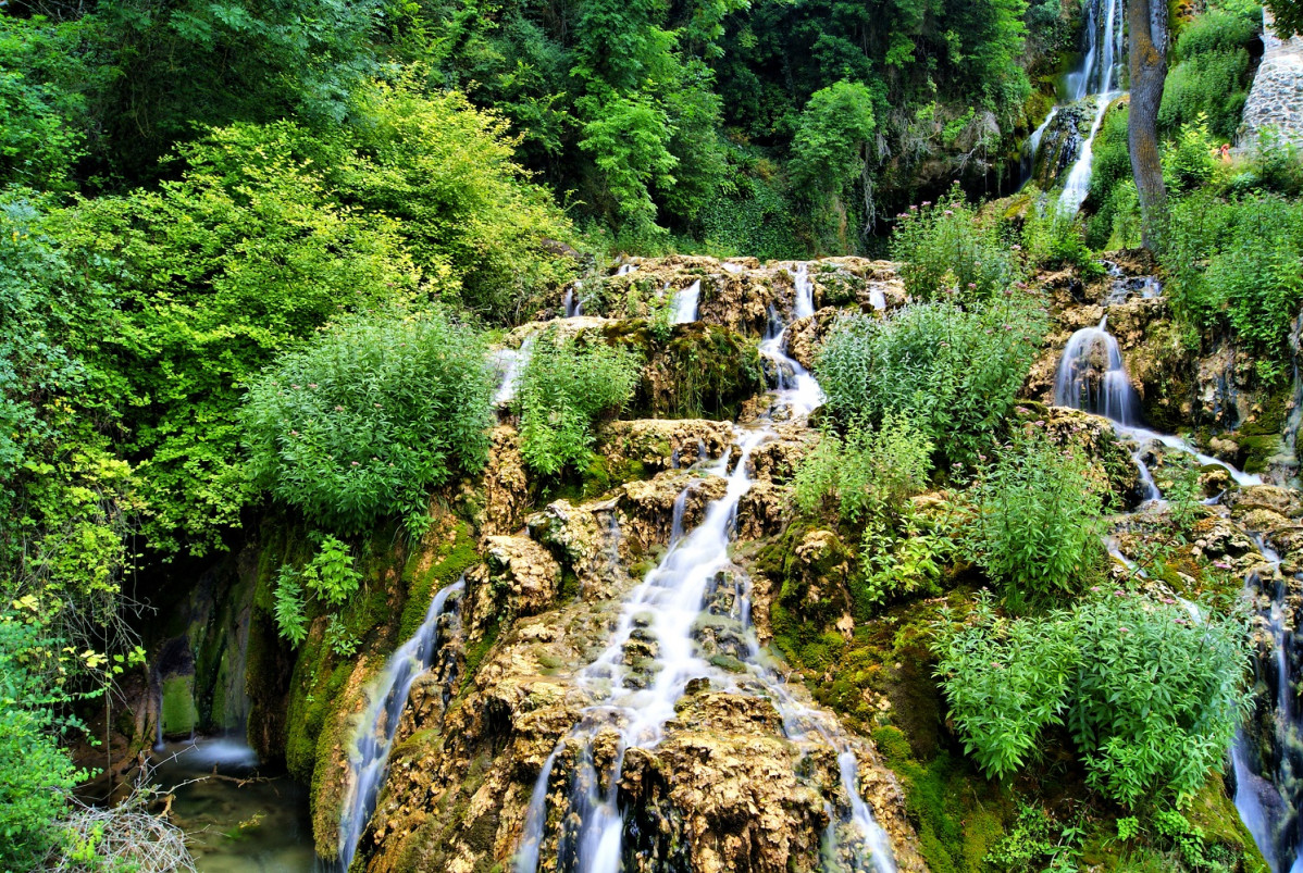 Cascada de Orbaneja. BURGOS, 1500