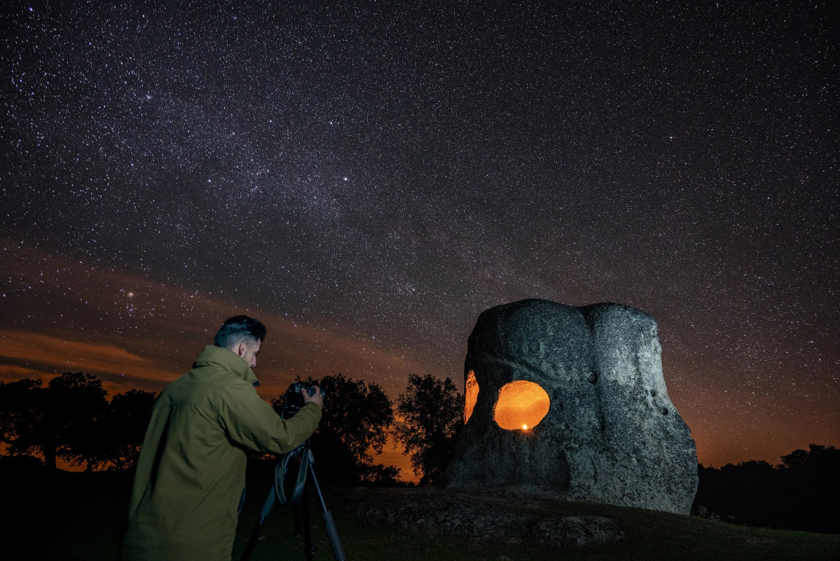 Astroturismo en Peu00a7a Buraca   RBTajo Internacional, Cu00e1ceres 1500