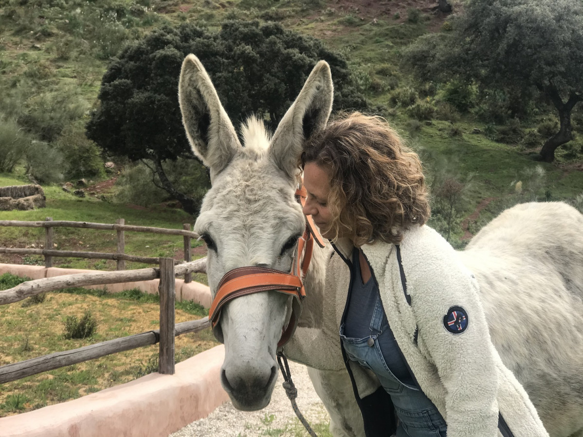 La Donaira mindfulness con burros