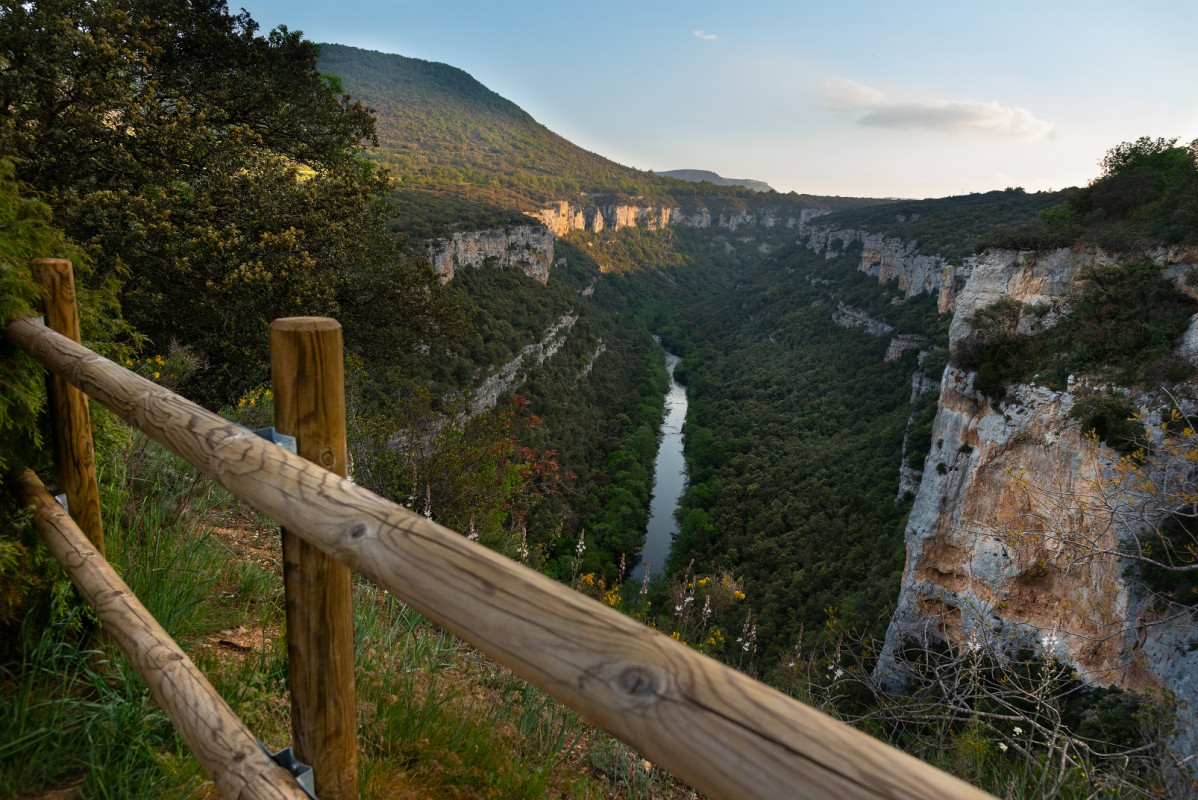 Cau00f1u00f3n del ru00edo Ebro   mirador, Burgos