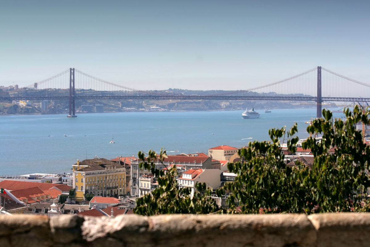 Lisboa, Puente 25 de Abril sobe el Tajo