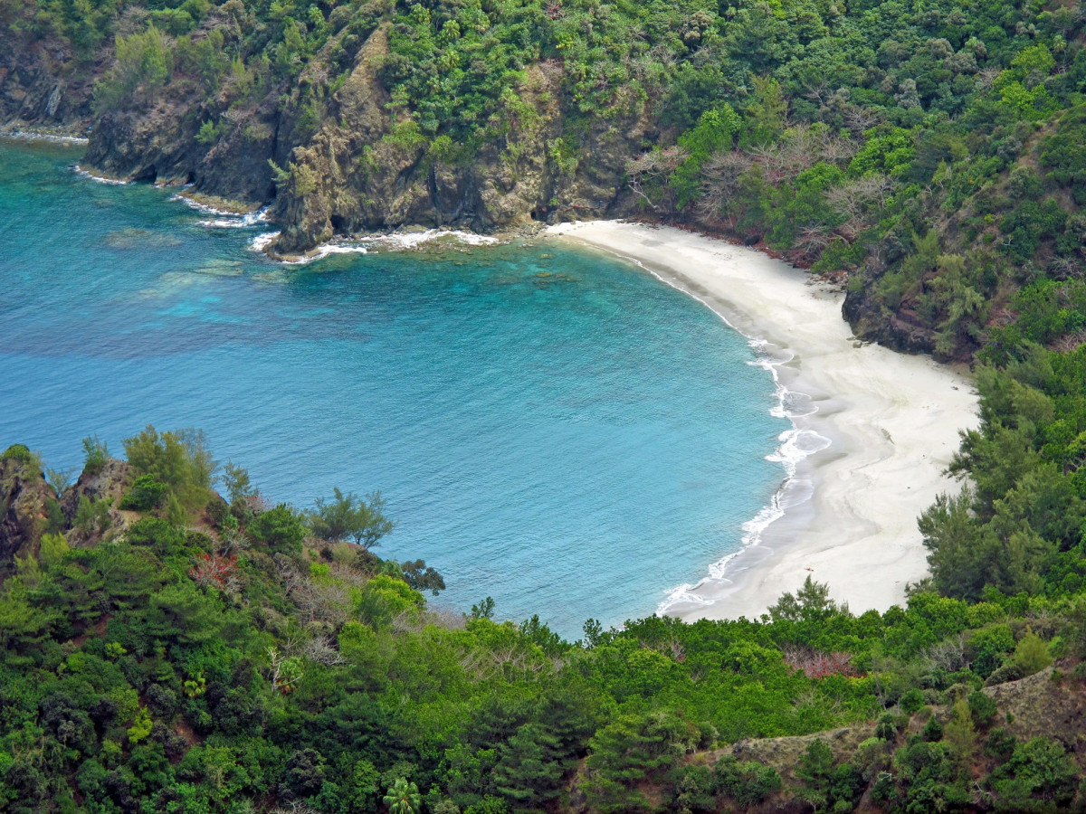 Chichi jima (in the Ogasawara Islands), costa y playa TOKYO