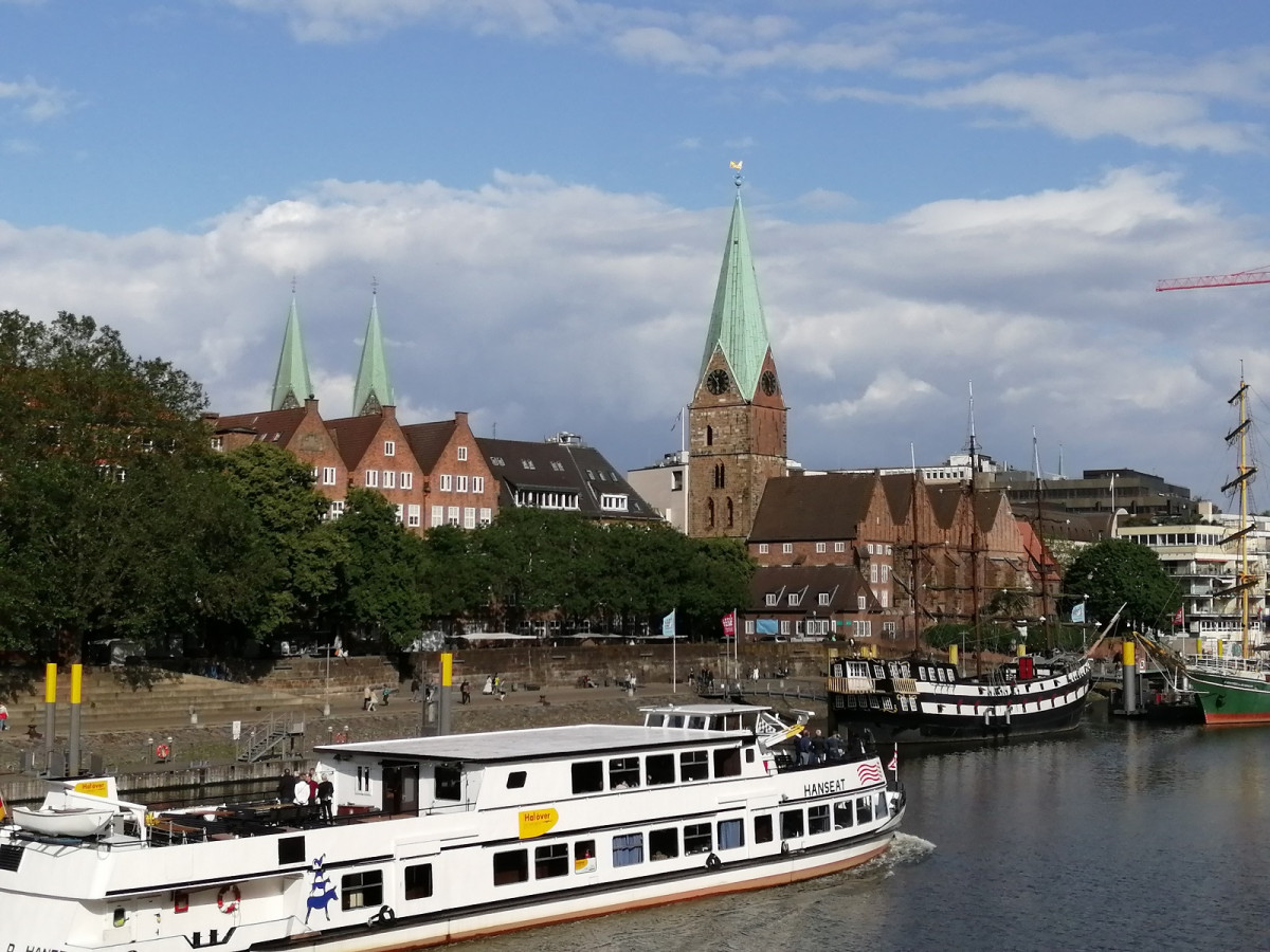 Bremen, Vista sobre el Rior Weser