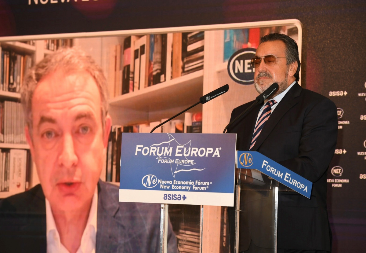 El expresidente Josu00e9 Luis Rodru00edgez Zapatero apoya la cumbre Mundial de la Ceguera y la labor del Grupo Social ONCE