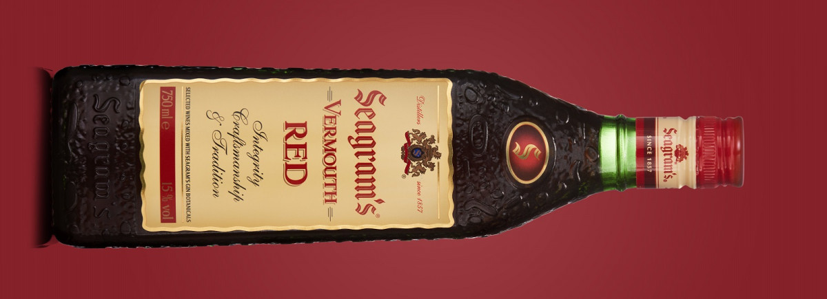 Seagrams Botella   Fondo Transparente   Frontal