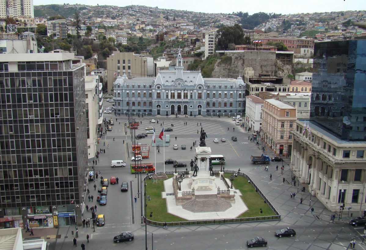Valparaiso Plaza de Sotomayor, Monumento a los Hu00e9roes de Iquique