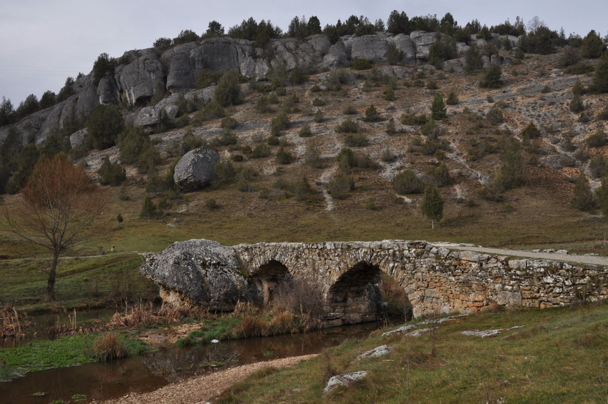 Hontoria del Pinar, Burgos, Puente romano.15