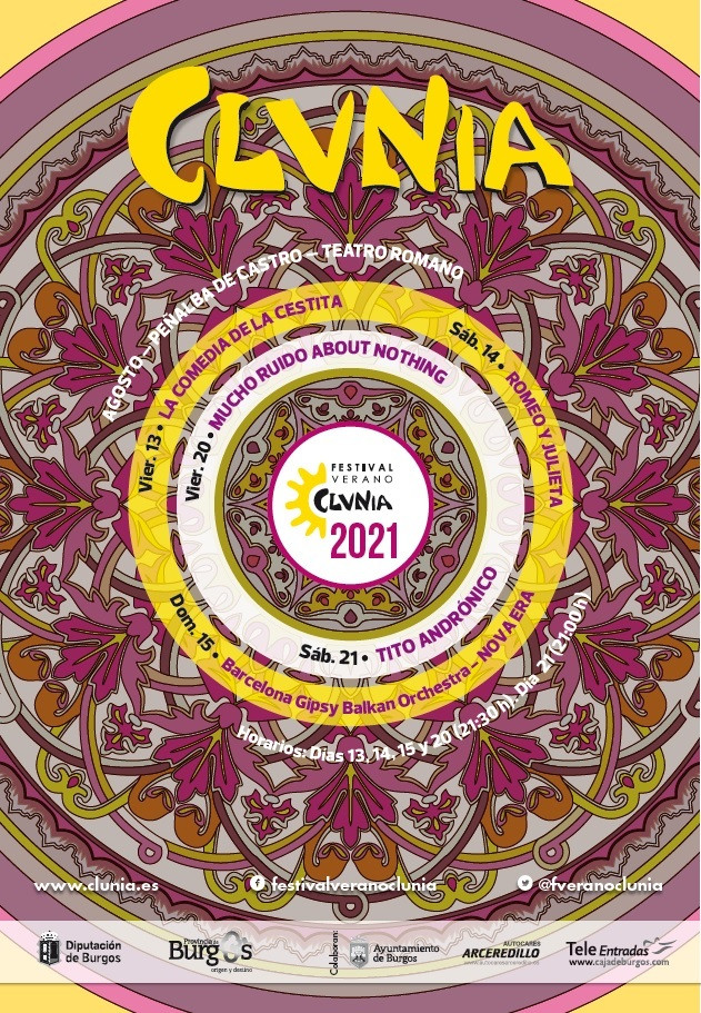 Cartel Festival Verano Clunia