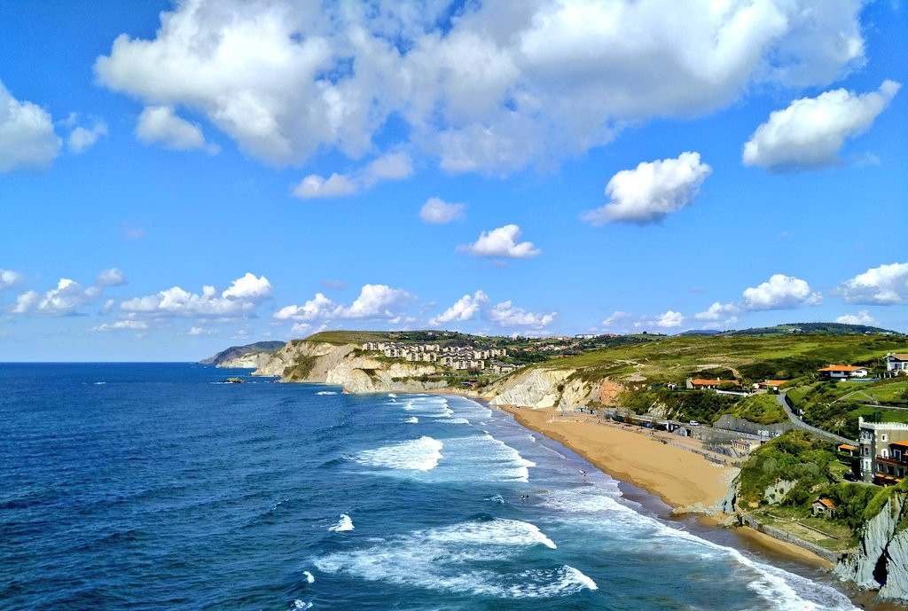 Playa se Sopela desde la Salvaje, Bizkaia