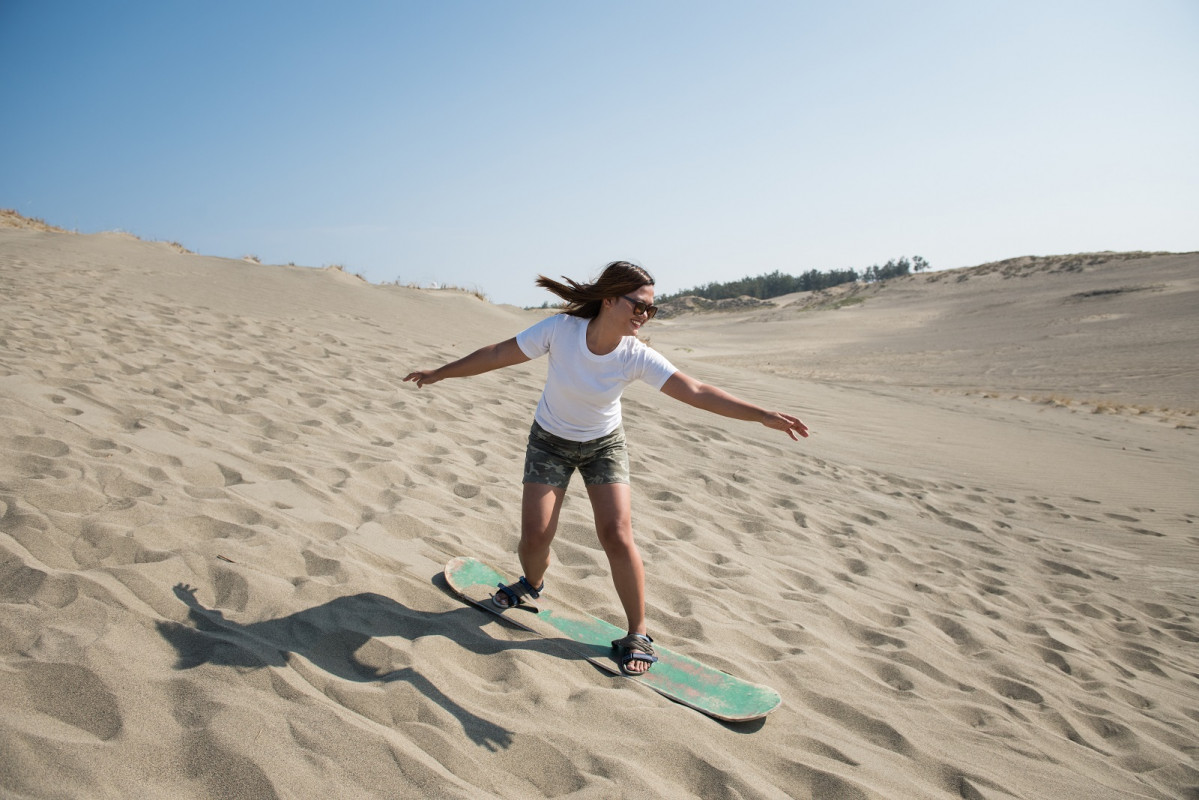 Filipinas, Dunas en Ilocos, descensp