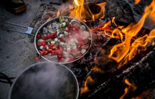 Steigen cooking seafood