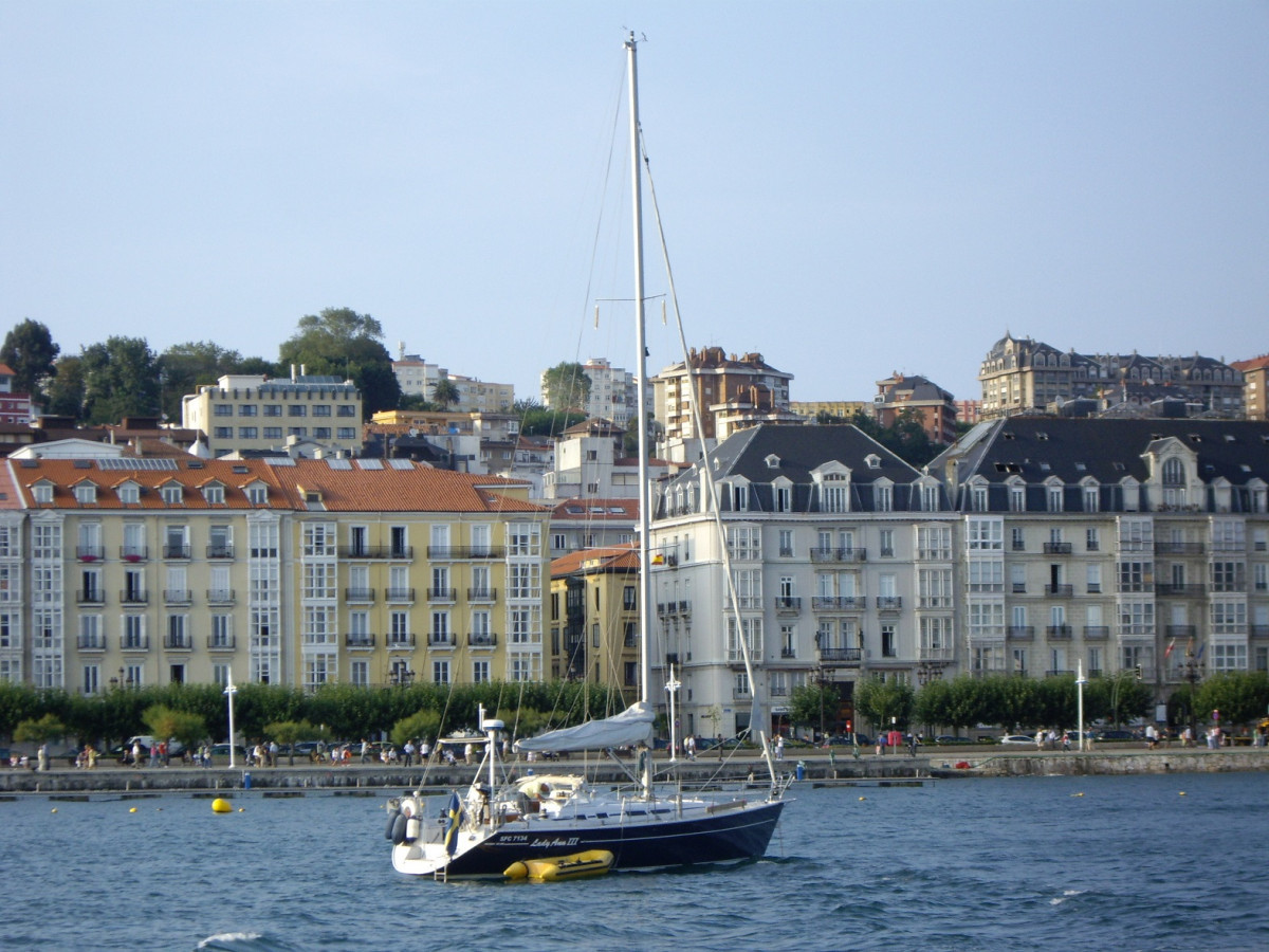 Santander, Paseo Pereda, desde La Bahía