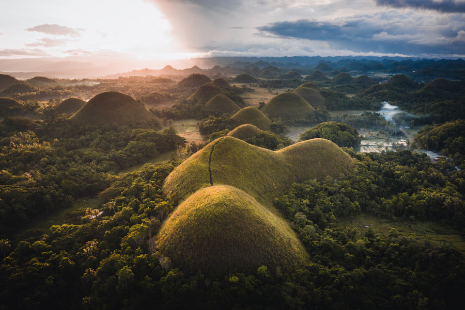 Chocolate Hills, Bohol, Panorámica