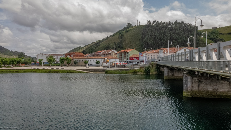 Unquera desde Bustio. Cantabria desde Asturias