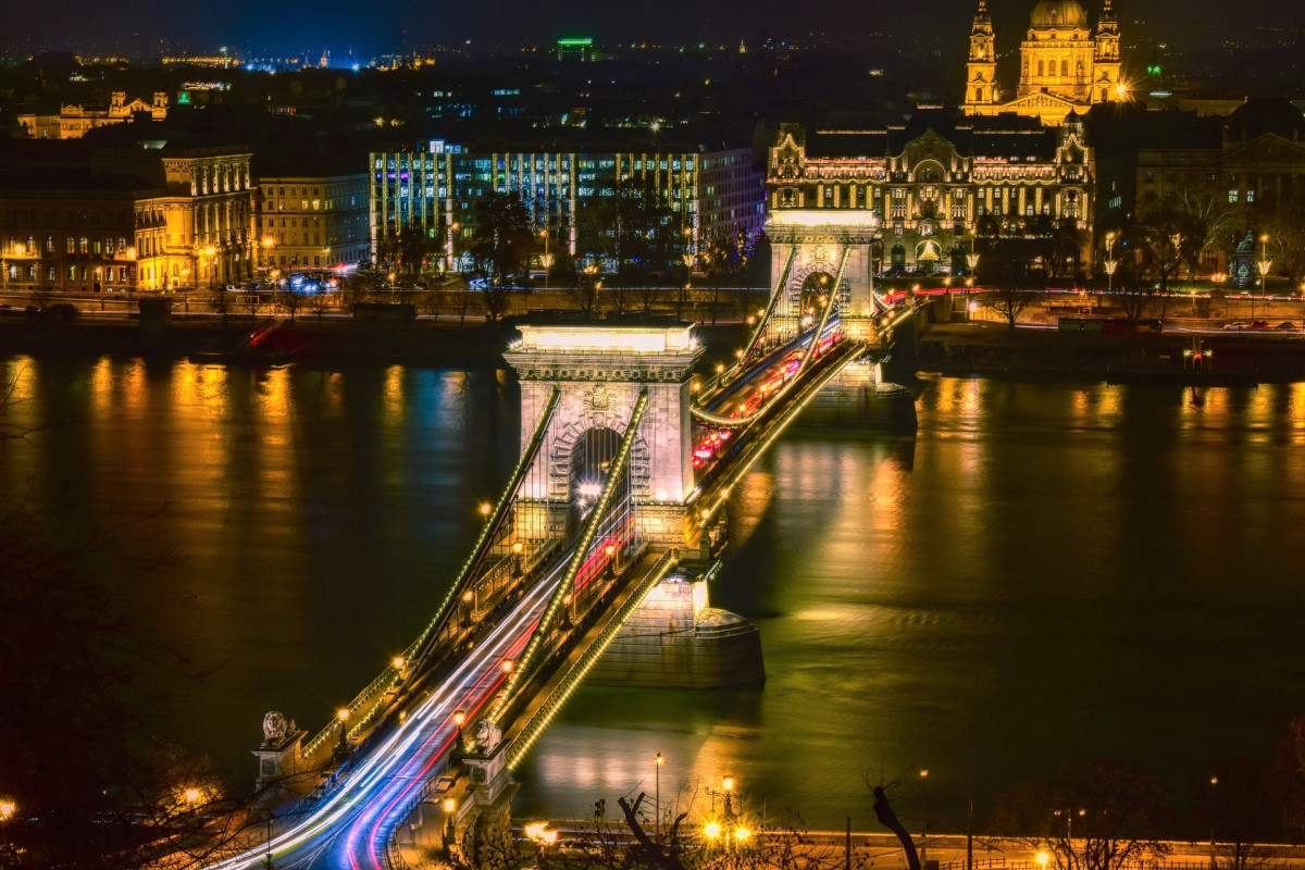 Budapest chain bridge 
