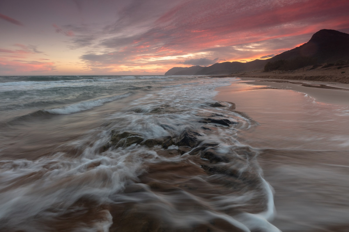 Atardecer en Calblanque, Murcia