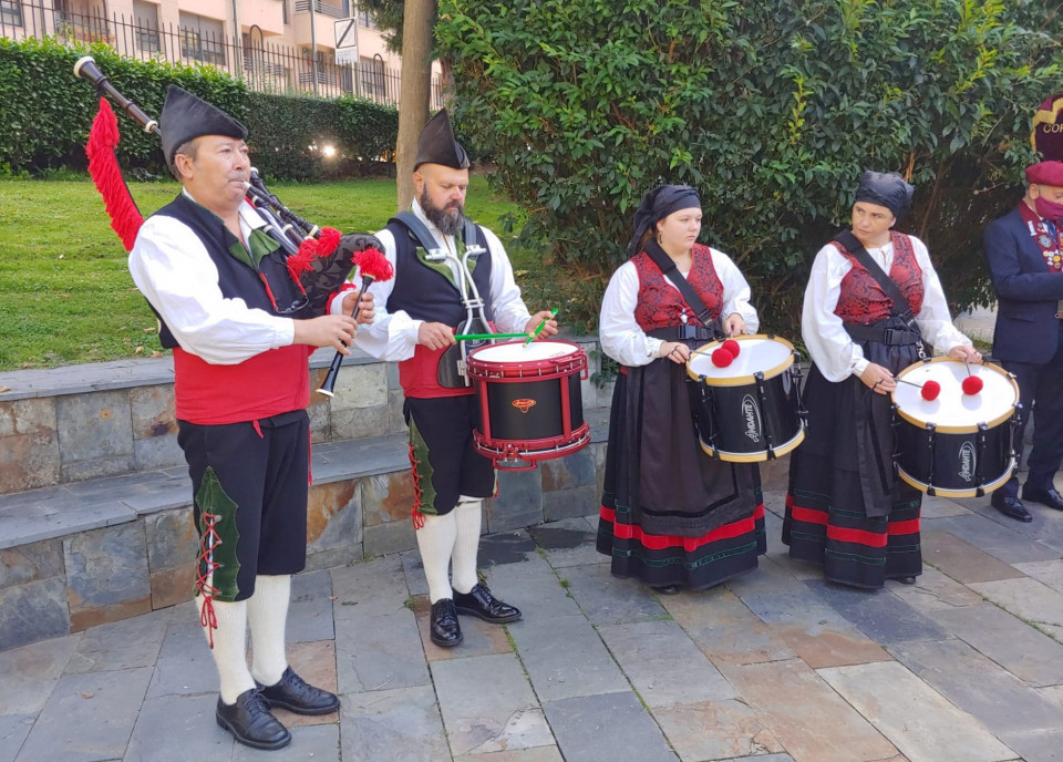 Musica de Gaitas, en la Fiesta de la Vendimia de Cangas de Narcea