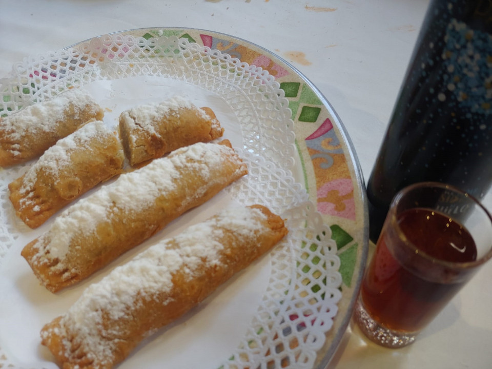 Casadielles, sabroso postre asturiano, que se disfruta tras una fabada