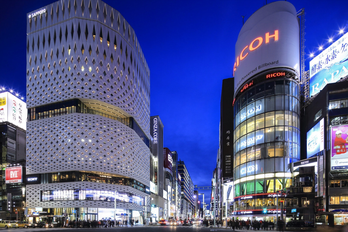 GInza, el Centro Comercial de las tiendas mas elegantes de Tokyo