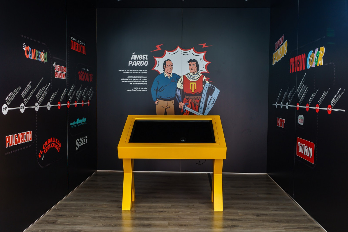 Burgos Museo del Comic   Angel Pardo y Capitu00e1n trueno