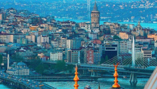 Estambul, Cuerno de Oro y Torre Galata