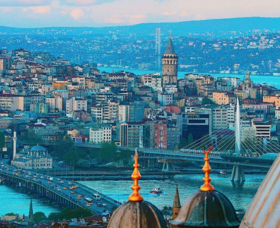 Estambul, Cuerno de Oro y Torre Galata