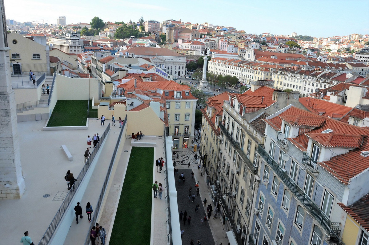 Lisboa   Baixa Miradouro S. Justa 2015