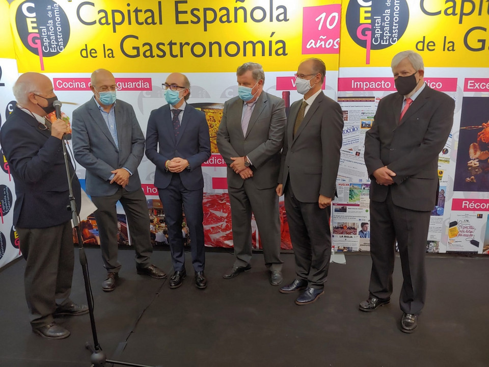 Momento del Fallo de la Capital Española de la Gastronomía 2022