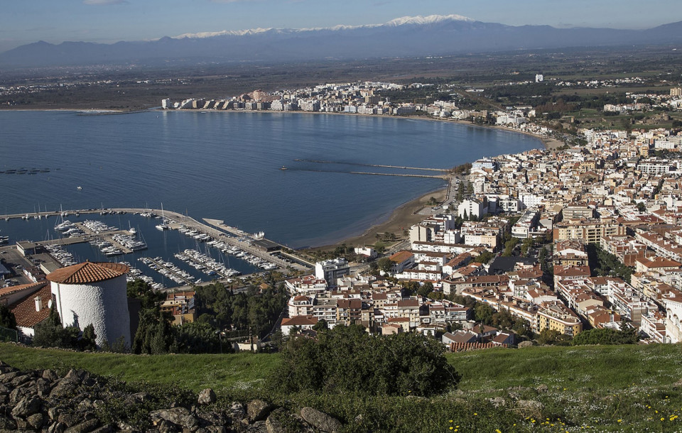 ROSES  Panorámica (desde Puig Rom min)
