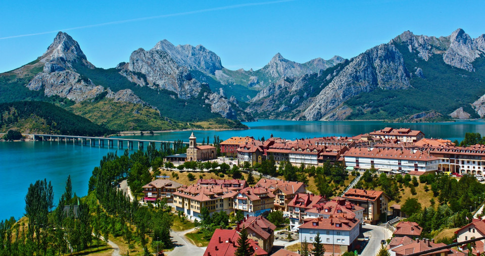 Riaño, Vista panoramica, León