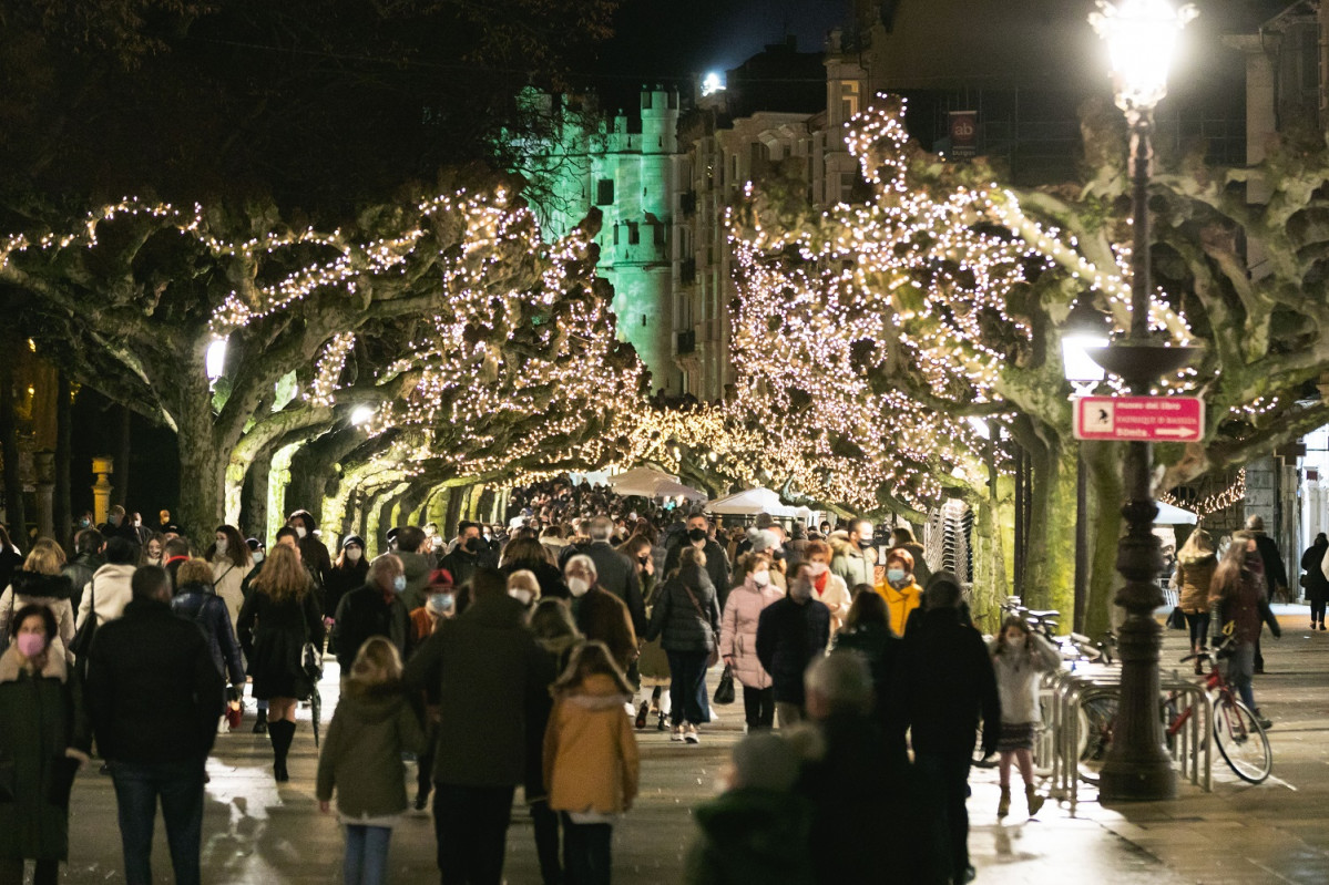 Burgos, Luces y ambiente su00e1bado 19 de diciembre