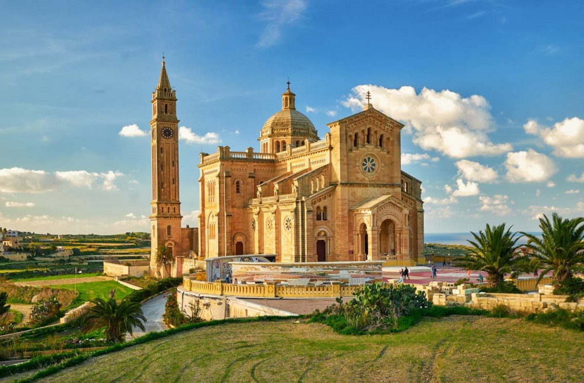 The Basilica of the National Shrine of the Blessed Virgin of Ta Pinu at Gozo Malta
