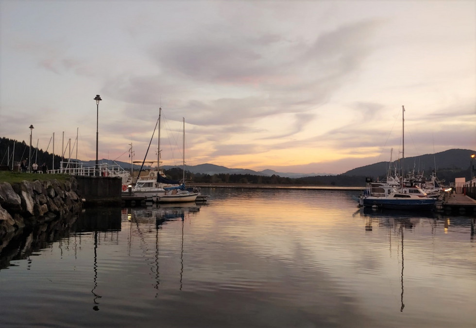 Muelle de La Arena, Desembocadura del rio Nalon (Asturias)