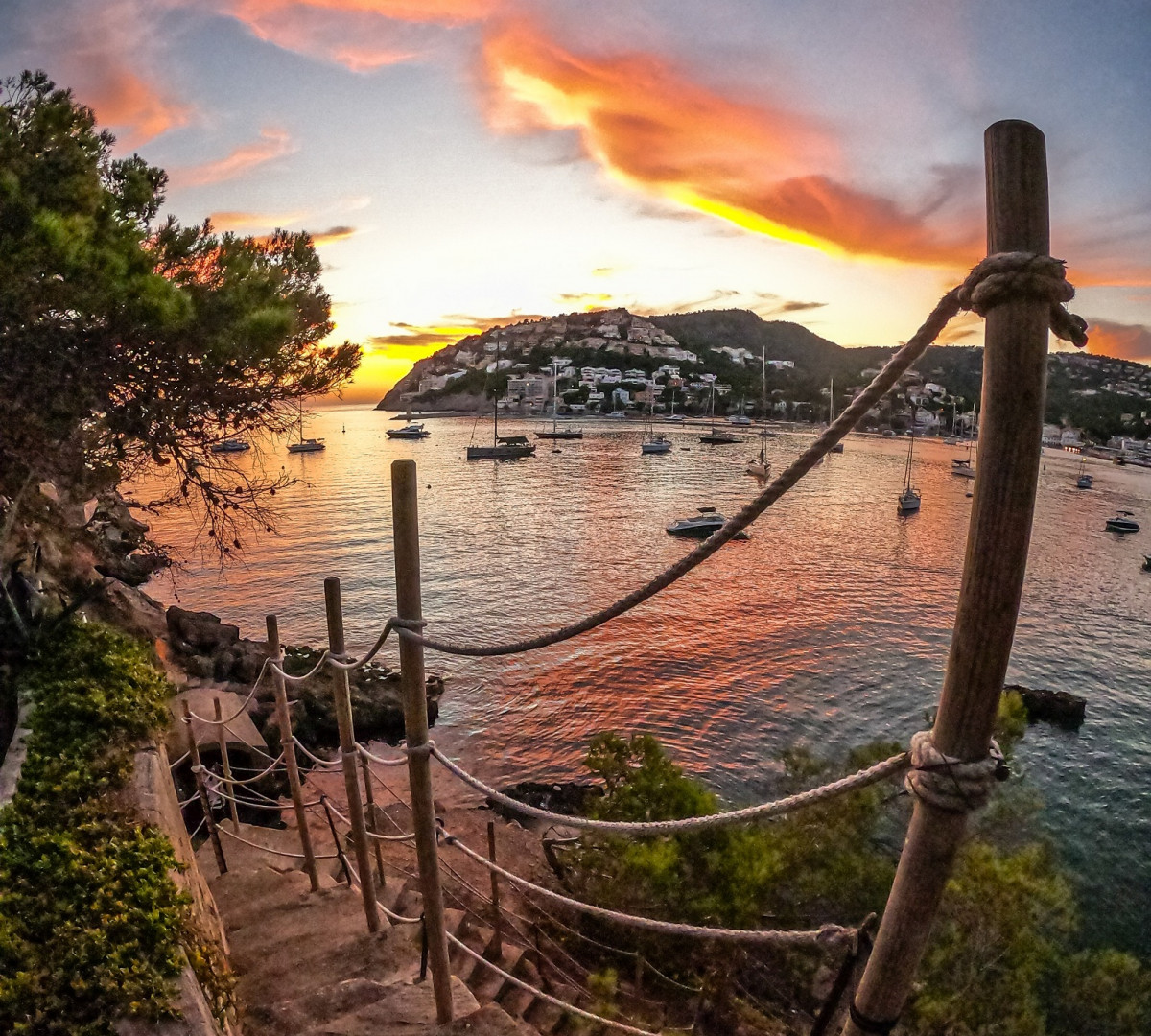 Puerto de Andratx, Mallorca, atardecer